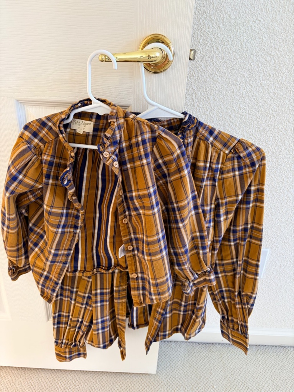 Bundle of Sezane blouses size 38 and T6 mommy and me matching - Picture 3 of 9